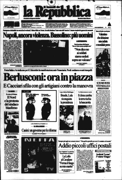 Il lunedì de La repubblica